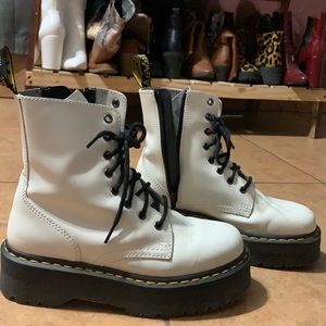 JADON SMOOTH LEATHER PLATFORM BOOTS